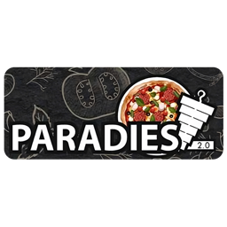 Paradies Pizza & Kebab Haus logo.